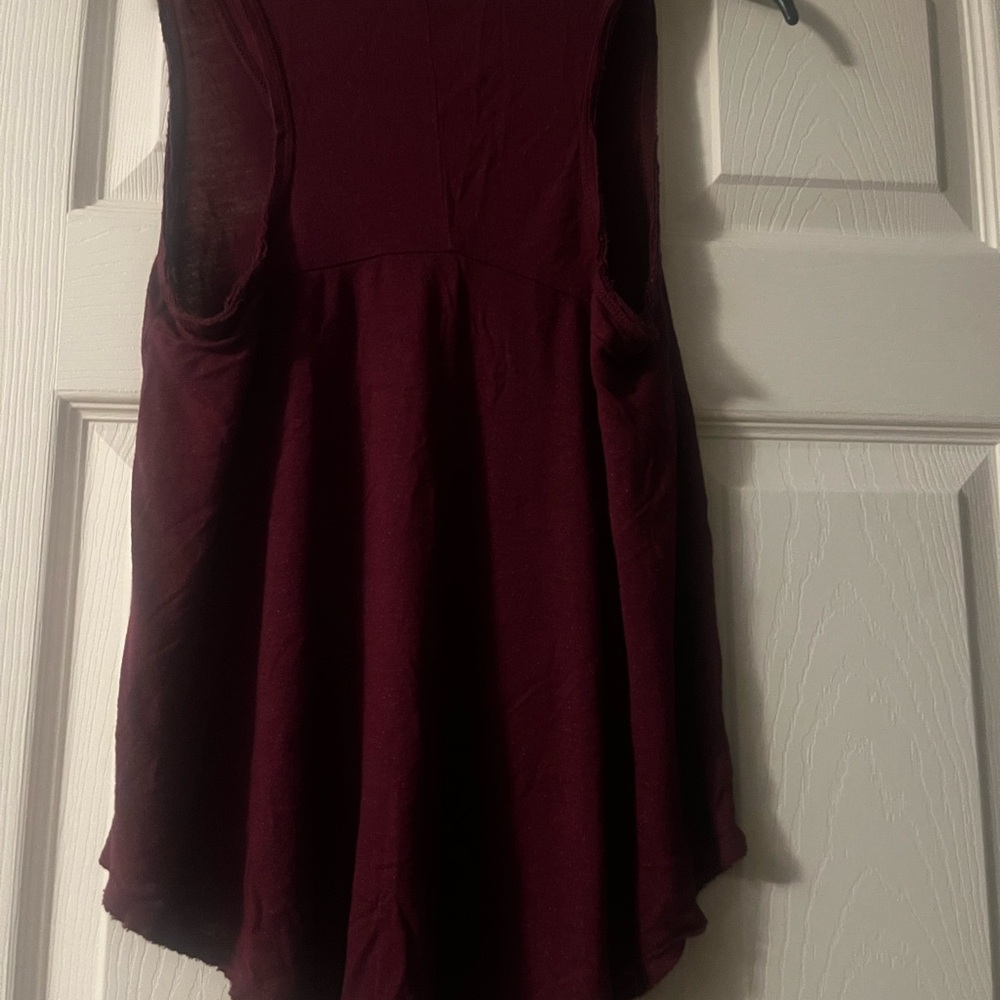 Altar'd State Red Tank Top with V-Neckline - Picture 3 of 3